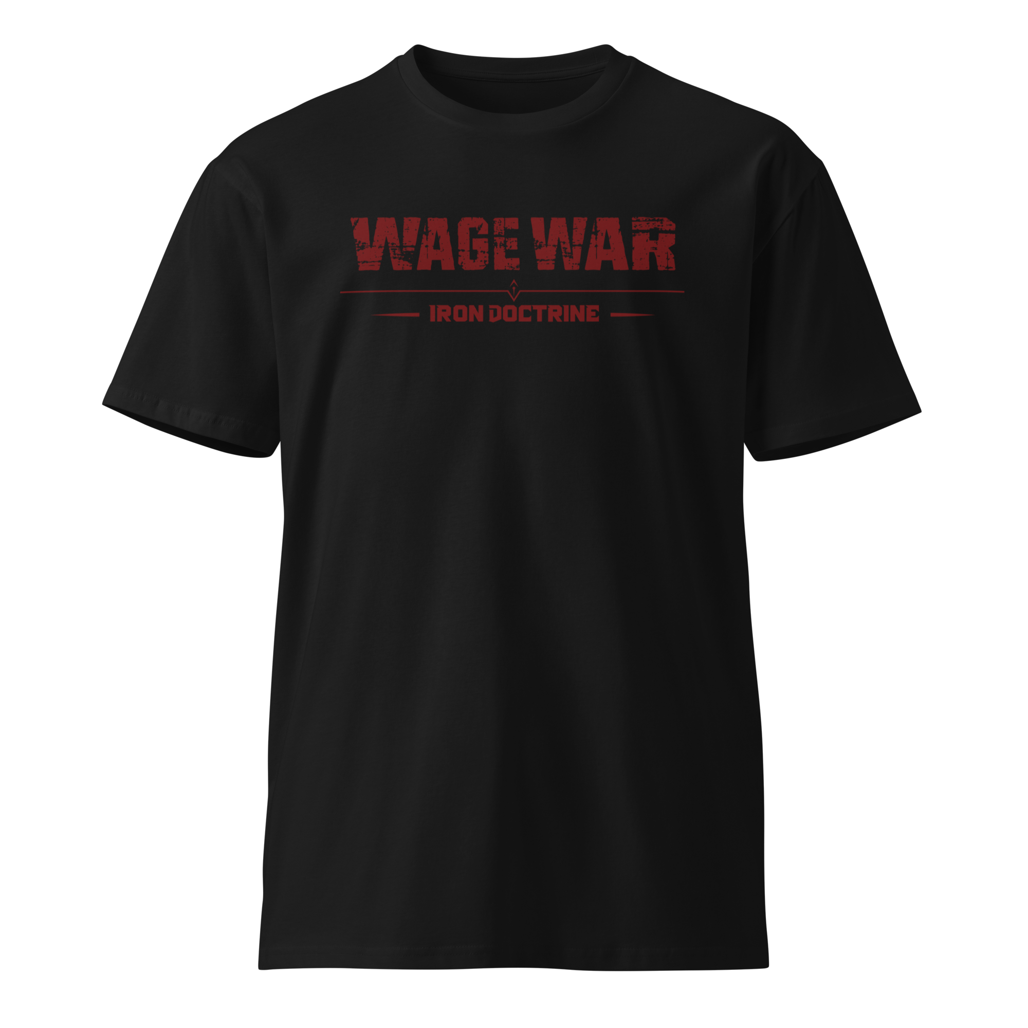WAGE WAR Premium Gym Tee - Iron Rust Edition